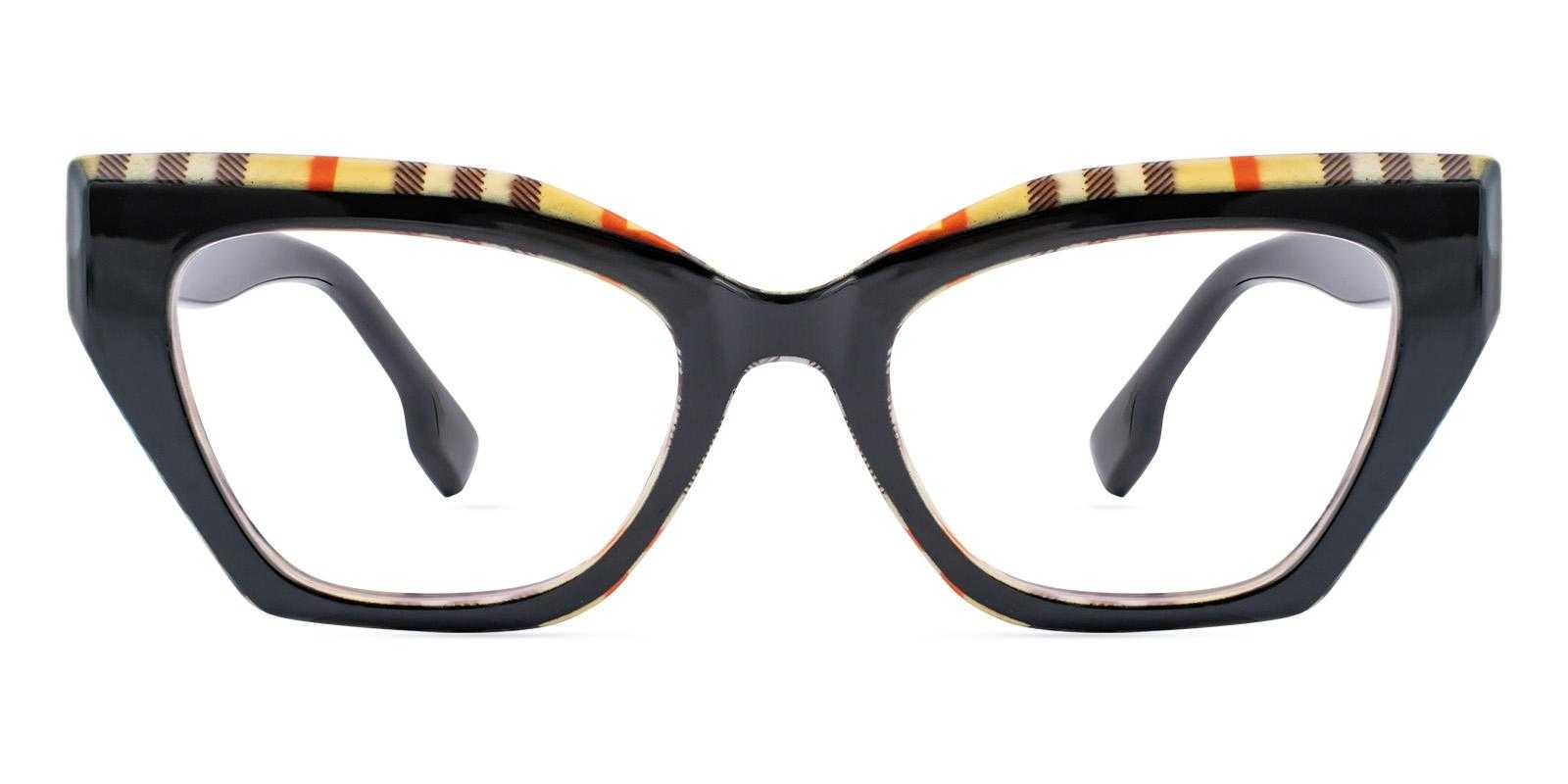 Moonshine Black Acetate Eyeglasses , UniversalBridgeFit Frames from ABBE Glasses