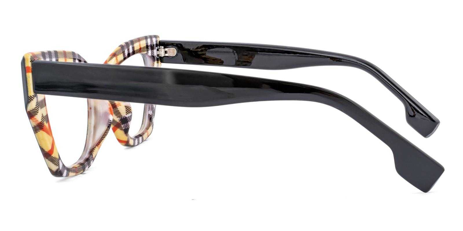 Moonshine Black Acetate Eyeglasses , UniversalBridgeFit Frames from ABBE Glasses
