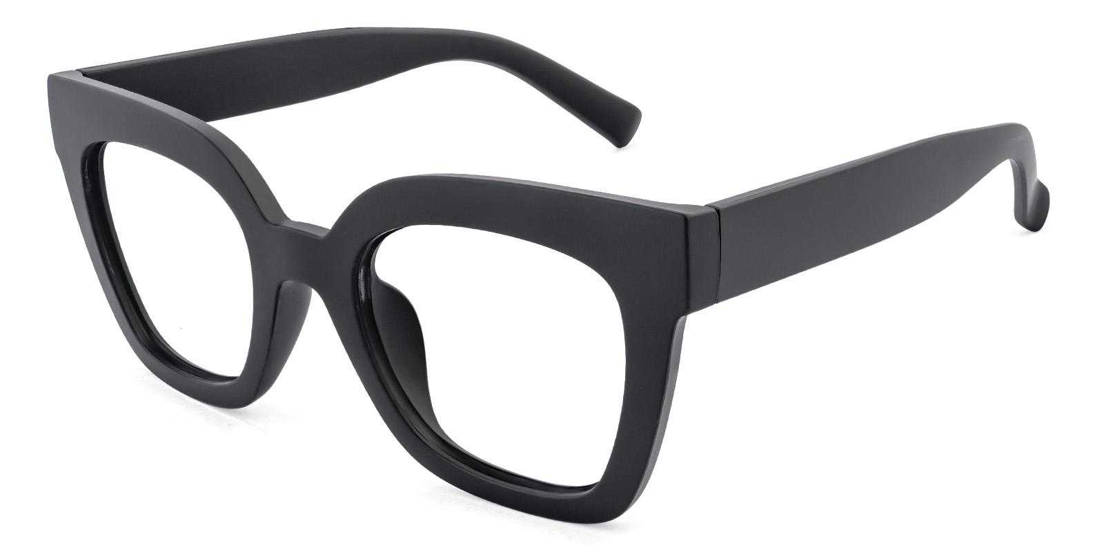 Founder Matte-black Plastic Eyeglasses , UniversalBridgeFit Frames from ABBE Glasses