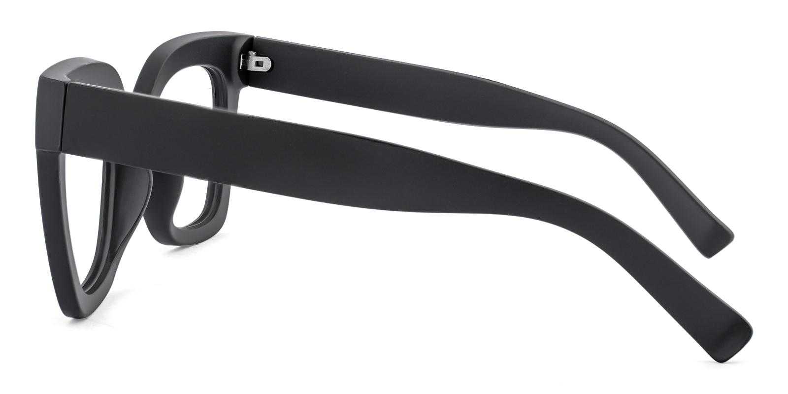 Founder Matte-black Plastic Eyeglasses , UniversalBridgeFit Frames from ABBE Glasses