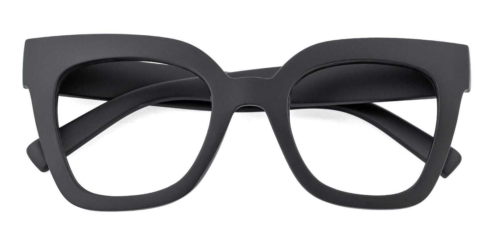 Founder Matte-black Plastic Eyeglasses , UniversalBridgeFit Frames from ABBE Glasses