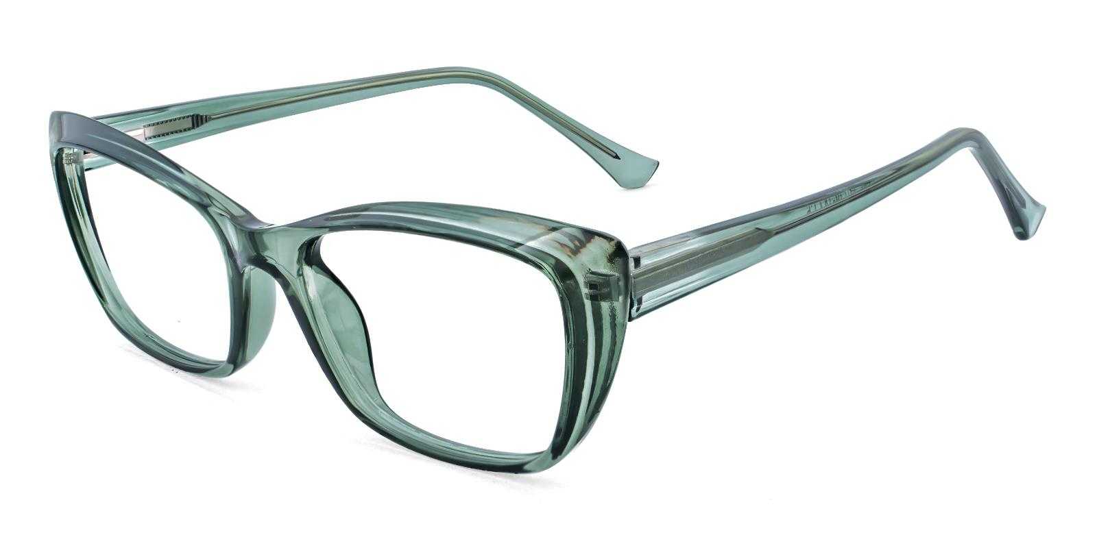 Waterloo Green TR Eyeglasses , SpringHinges , UniversalBridgeFit Frames from ABBE Glasses