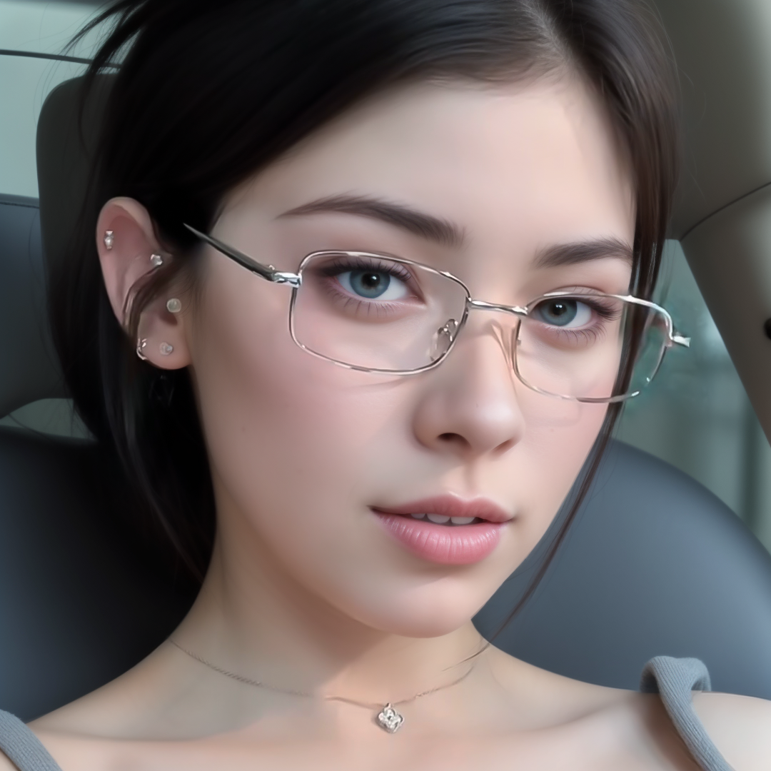Vinyl Silver Metal Eyeglasses , SpringHinges , NosePads Frames from ABBE Glasses