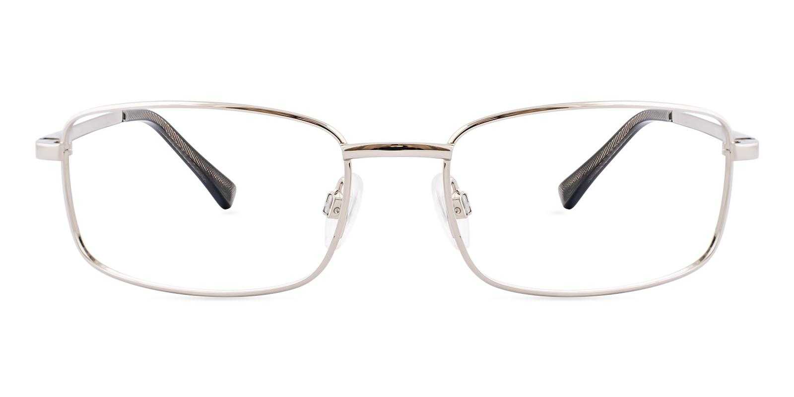 Vinyl Silver Metal Eyeglasses , SpringHinges , NosePads Frames from ABBE Glasses