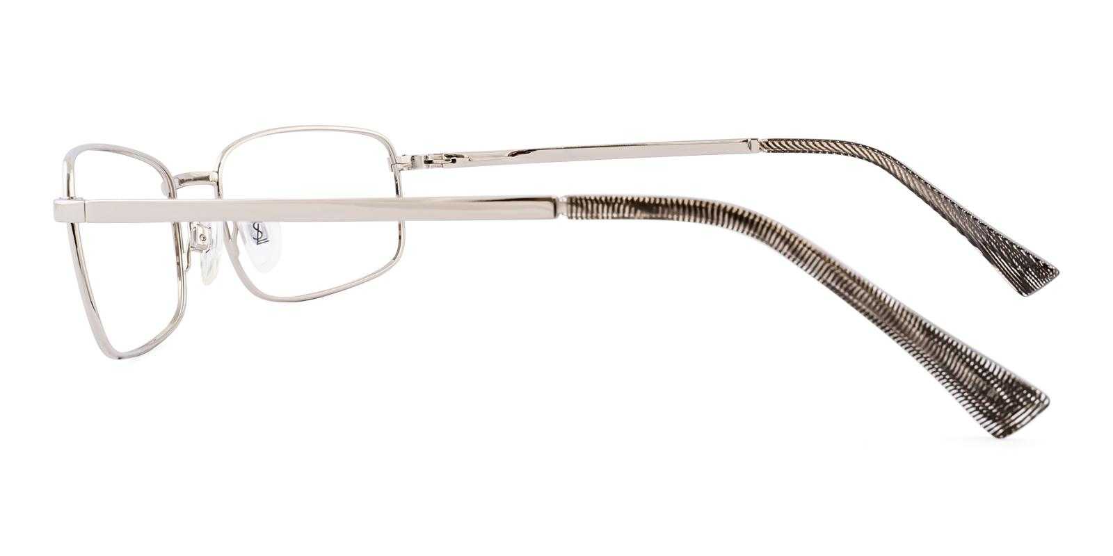 Vinyl Silver Metal Eyeglasses , SpringHinges , NosePads Frames from ABBE Glasses