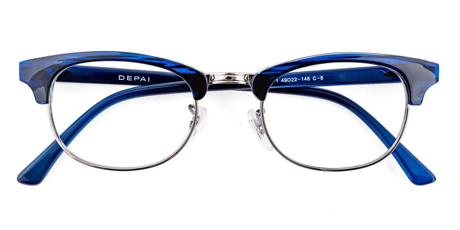 Romy Blue Metal , TR Eyeglasses , NosePads Frames from ABBE Glasses