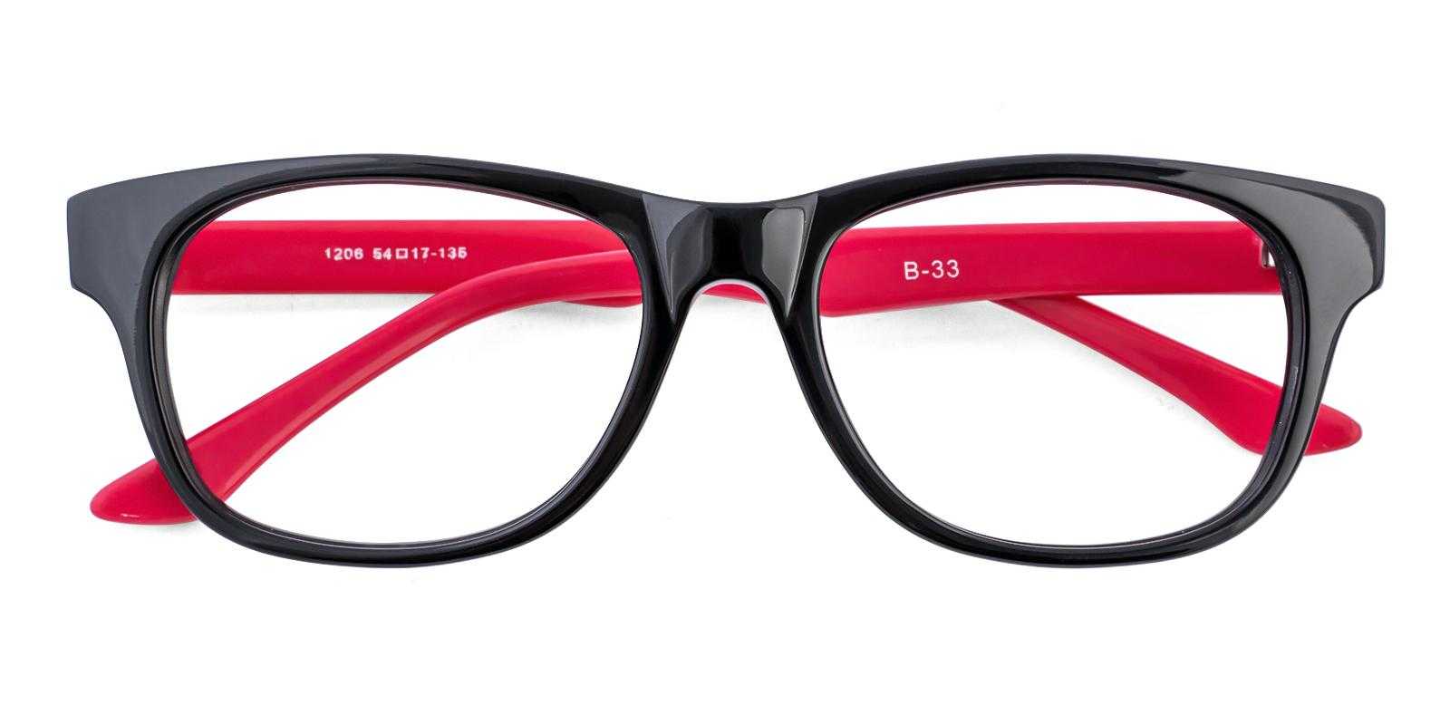 Amity Red Acetate Eyeglasses , UniversalBridgeFit Frames from ABBE Glasses