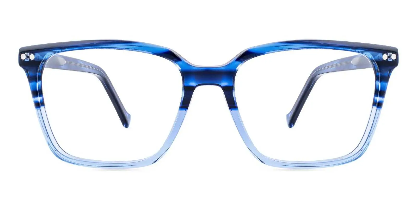 Lovey Blue Acetate Eyeglasses , SpringHinges , UniversalBridgeFit Frames from ABBE Glasses