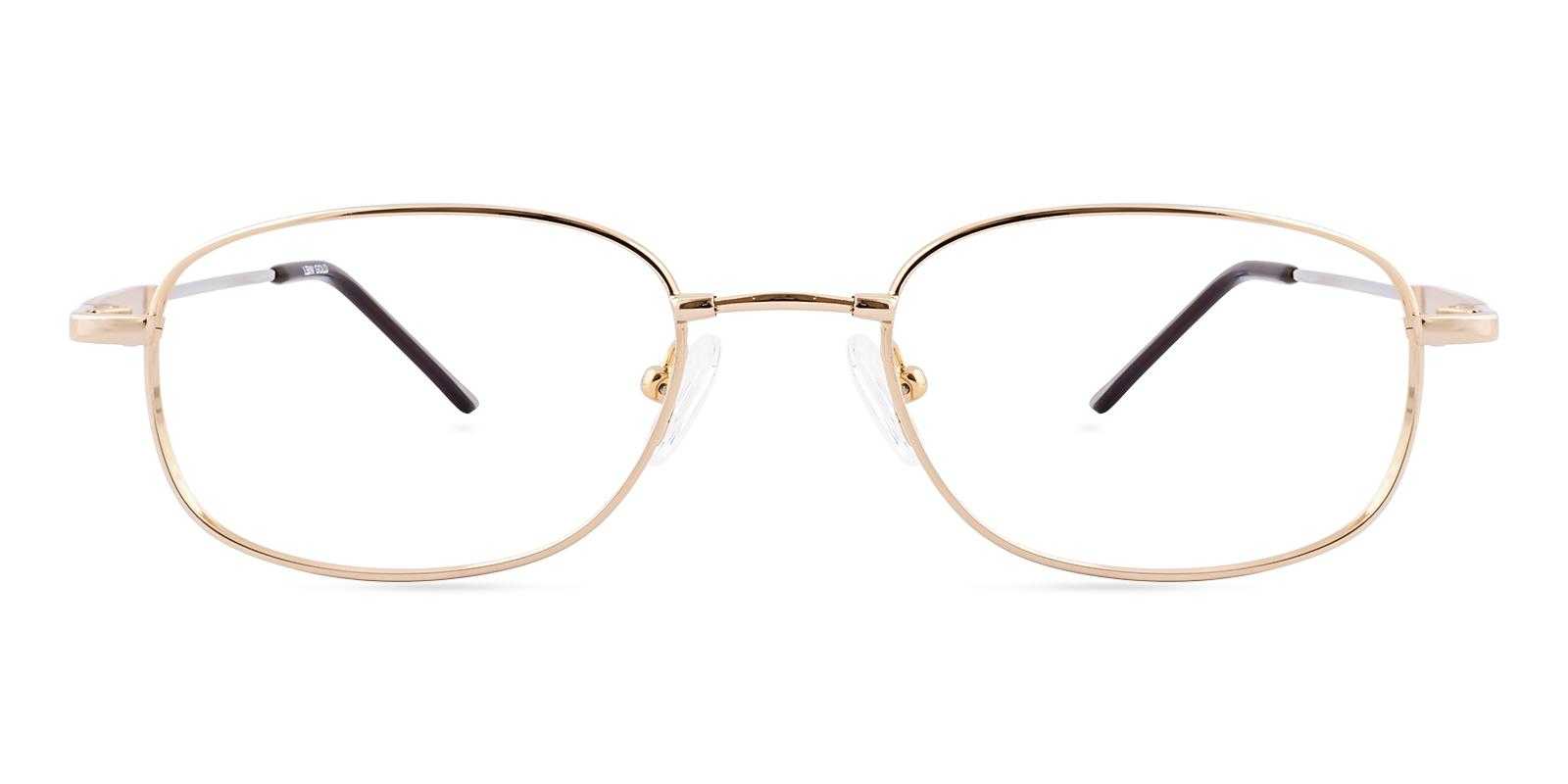 Ember Gold Metal Eyeglasses , NosePads Frames from ABBE Glasses