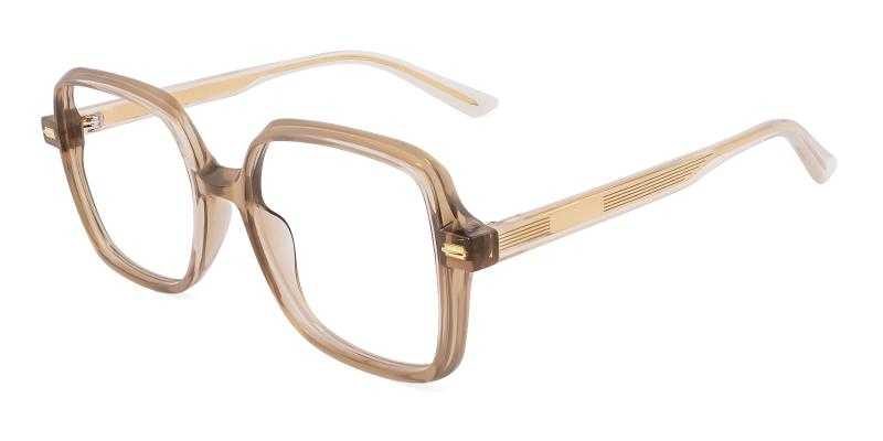Brown Hubris - Acetate ,Universal Bridge Fit