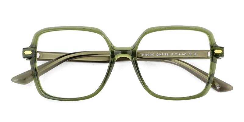 Hubris Green  Frames from ABBE Glasses