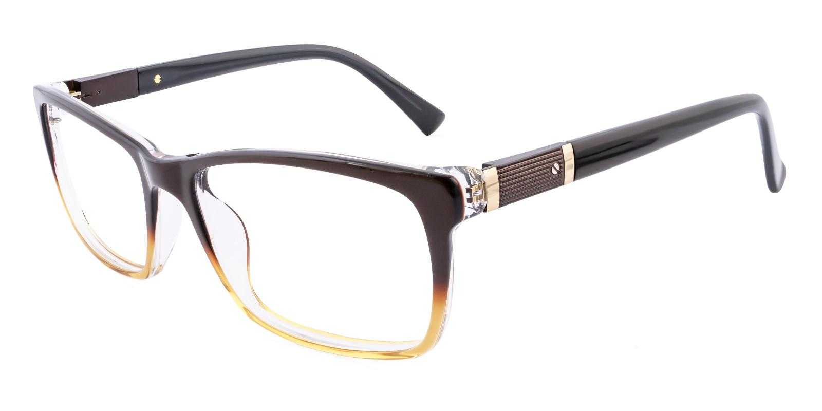 Nebulous Brown Acetate Eyeglasses , SpringHinges , UniversalBridgeFit Frames from ABBE Glasses