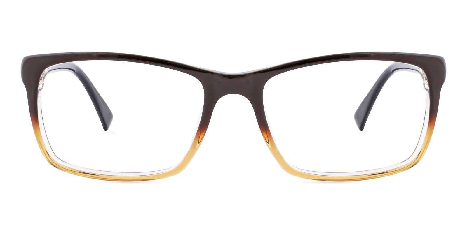 Nebulous Brown Acetate Eyeglasses , SpringHinges , UniversalBridgeFit Frames from ABBE Glasses