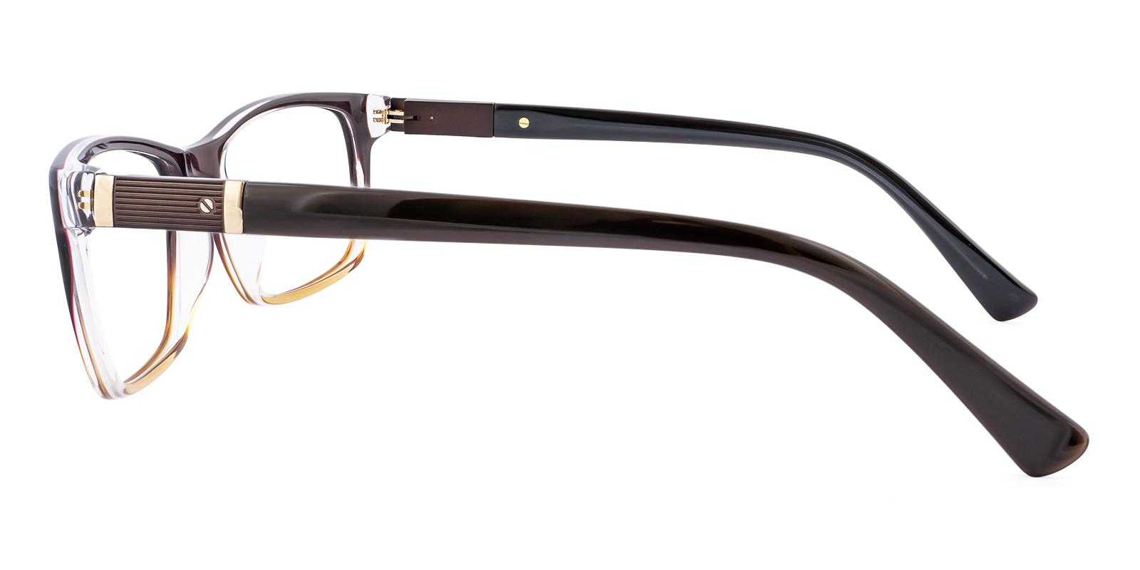 Nebulous Brown Acetate Eyeglasses , SpringHinges , UniversalBridgeFit Frames from ABBE Glasses