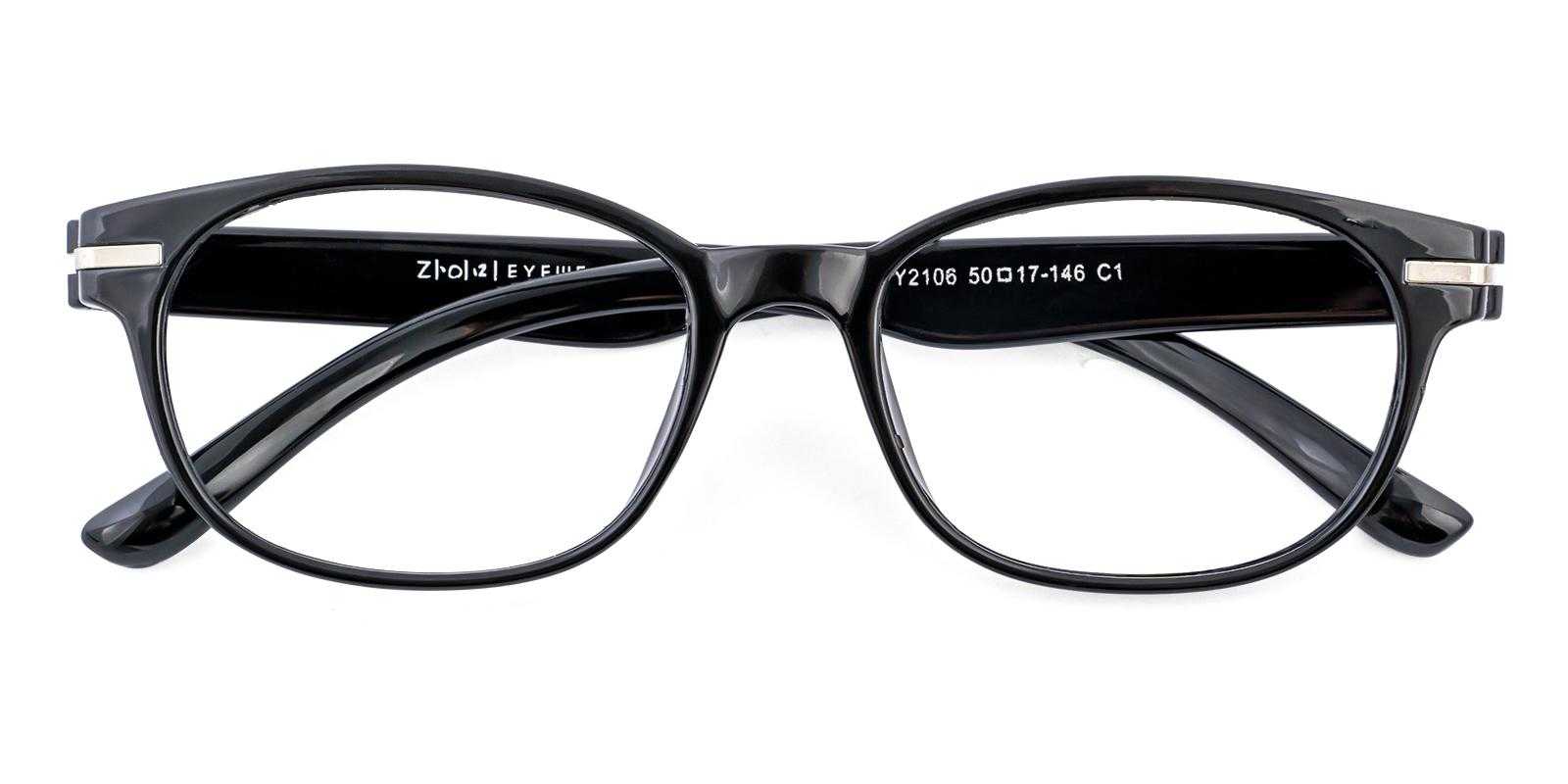 Quill Black TR Eyeglasses , UniversalBridgeFit Frames from ABBE Glasses
