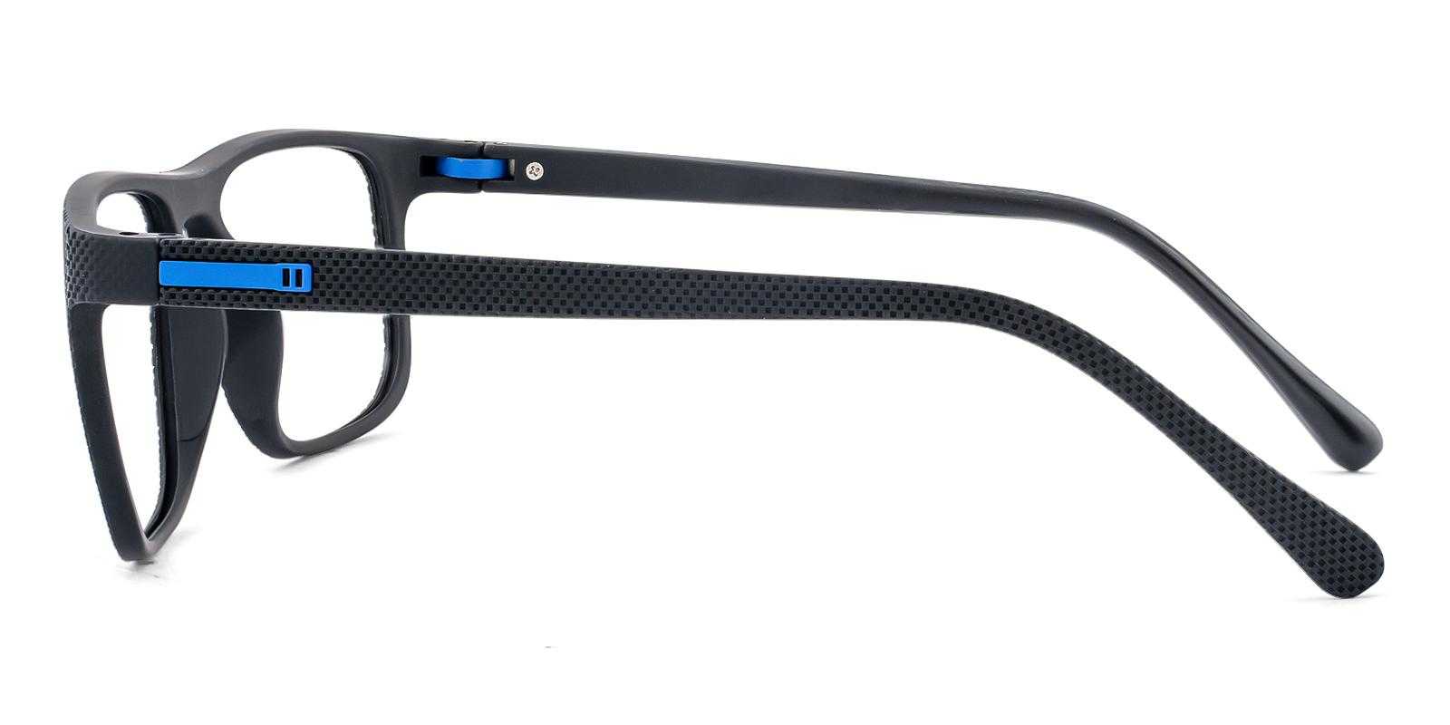 Ellipse Black TR Eyeglasses , SpringHinges , UniversalBridgeFit Frames from ABBE Glasses