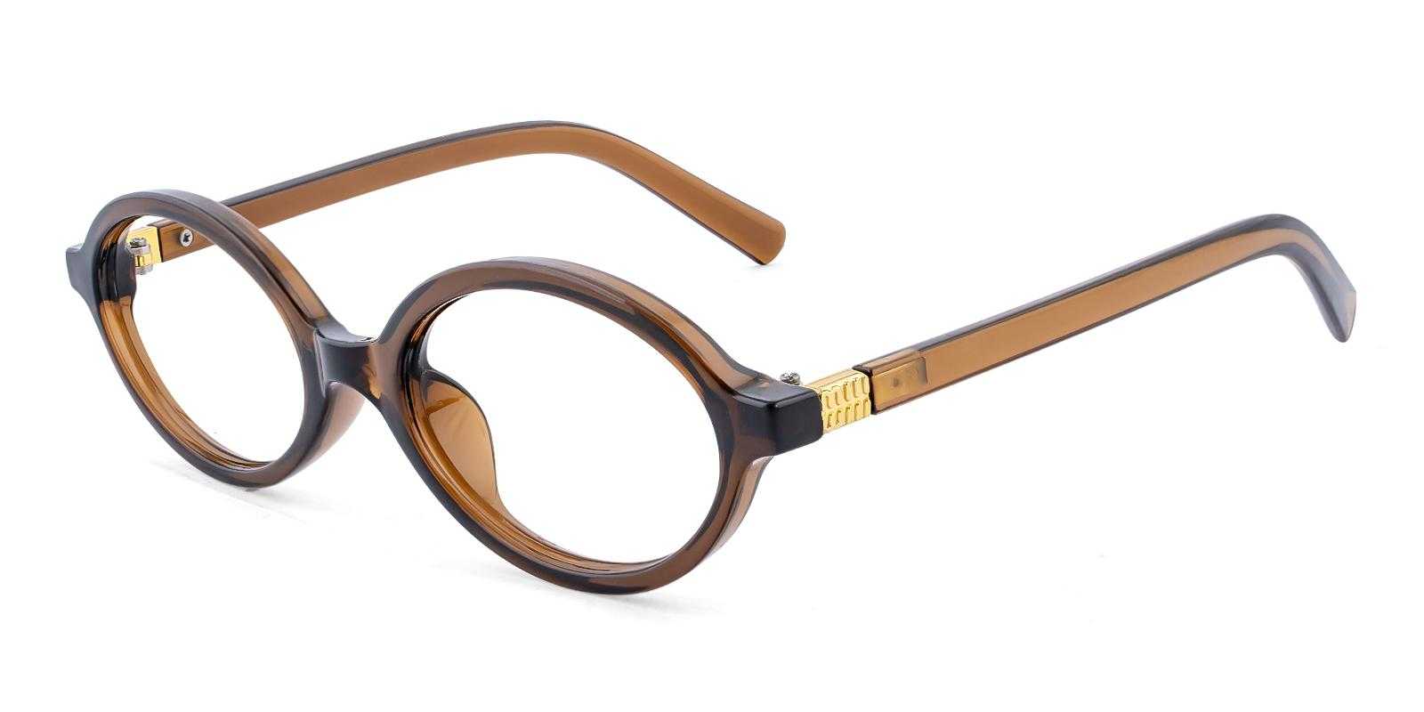 Knowledge Brown Acetate Eyeglasses , UniversalBridgeFit Frames from ABBE Glasses