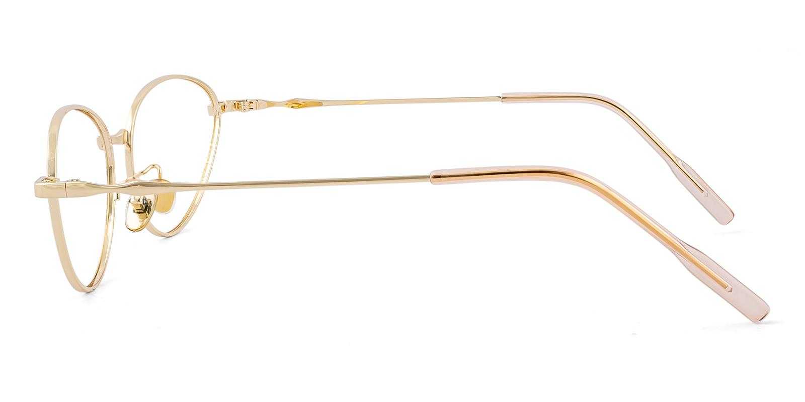 Bucolic Gold Metal Eyeglasses , NosePads Frames from ABBE Glasses