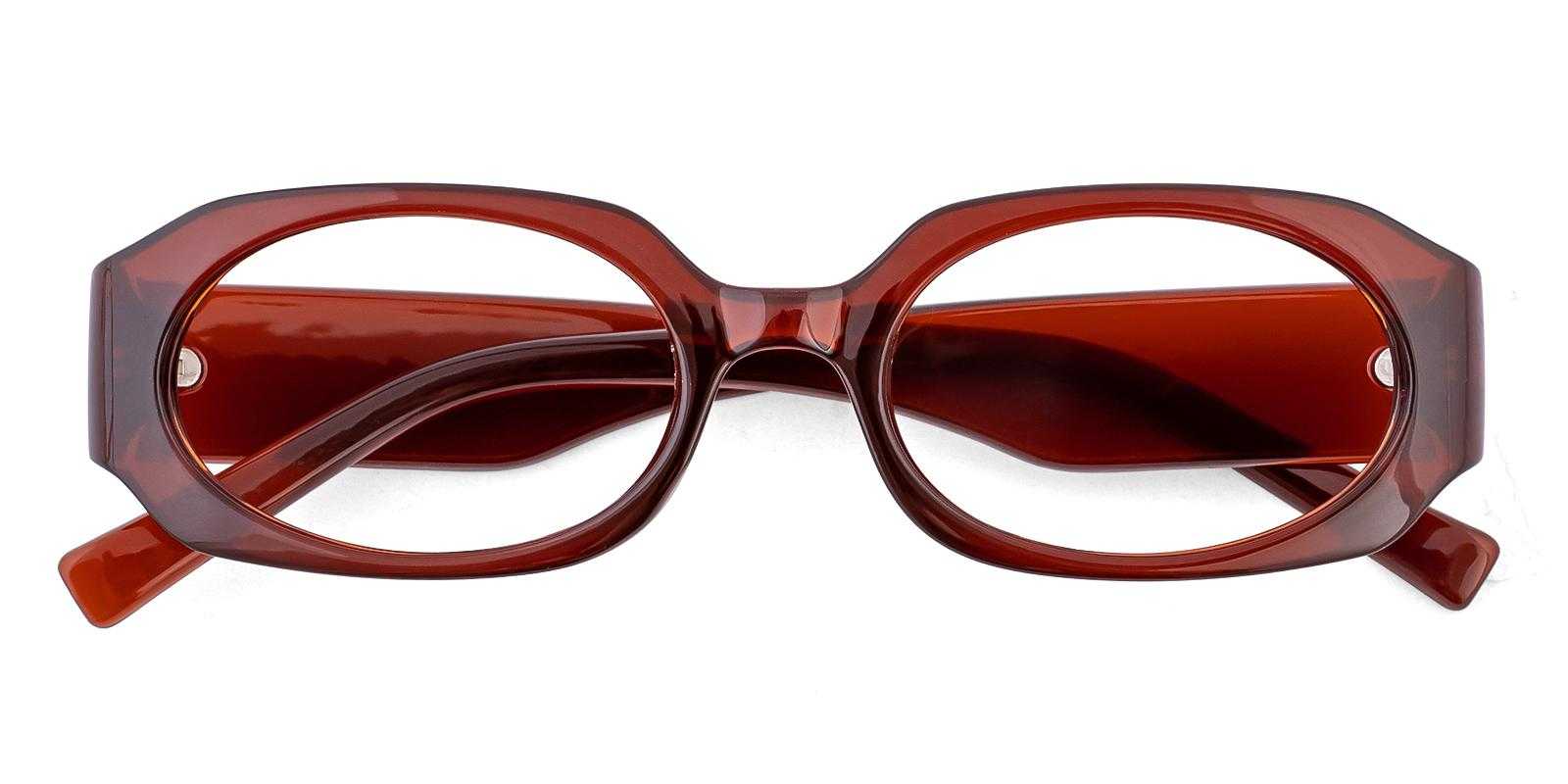 Apricus Red Acetate Eyeglasses , UniversalBridgeFit Frames from ABBE Glasses