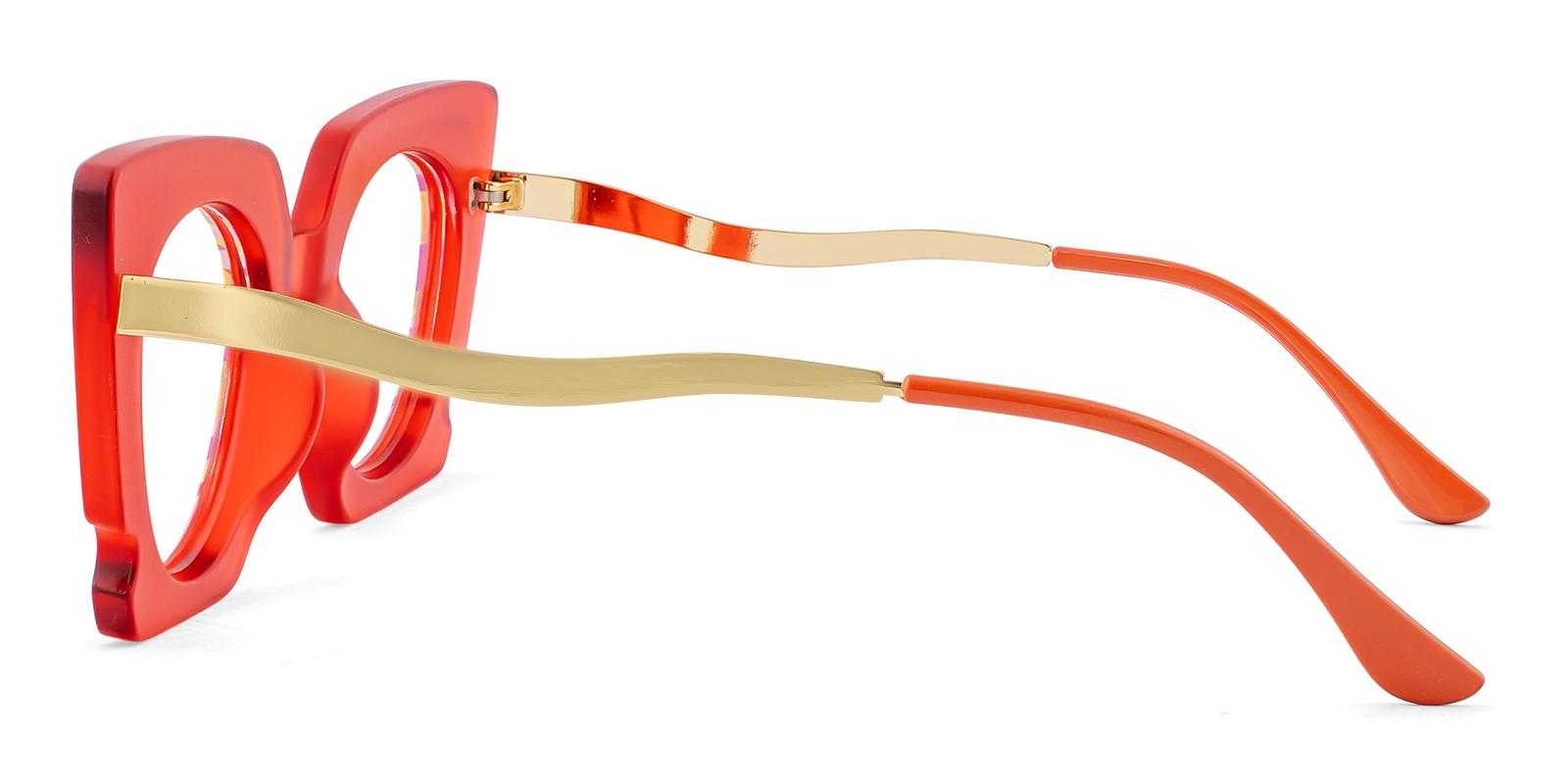 Equality Red Acetate Eyeglasses , UniversalBridgeFit Frames from ABBE Glasses