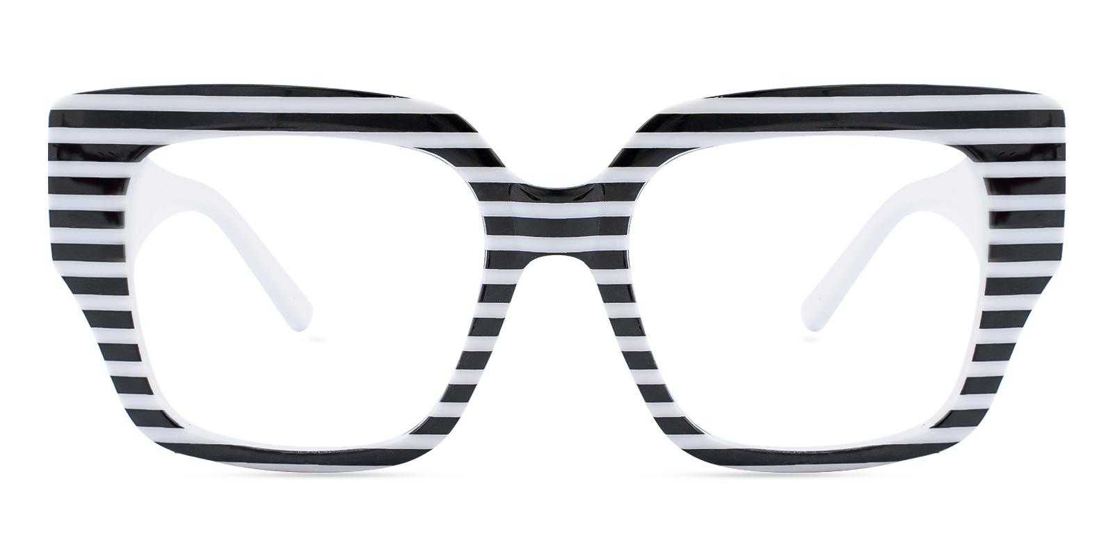 Renee White Acetate Eyeglasses , UniversalBridgeFit Frames from ABBE Glasses