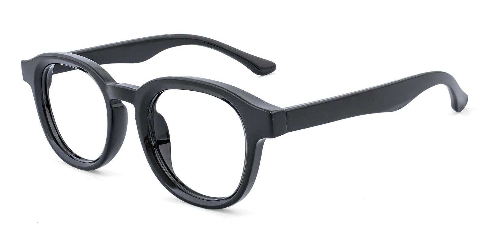 Dotti Black Acetate Eyeglasses , UniversalBridgeFit Frames from ABBE Glasses