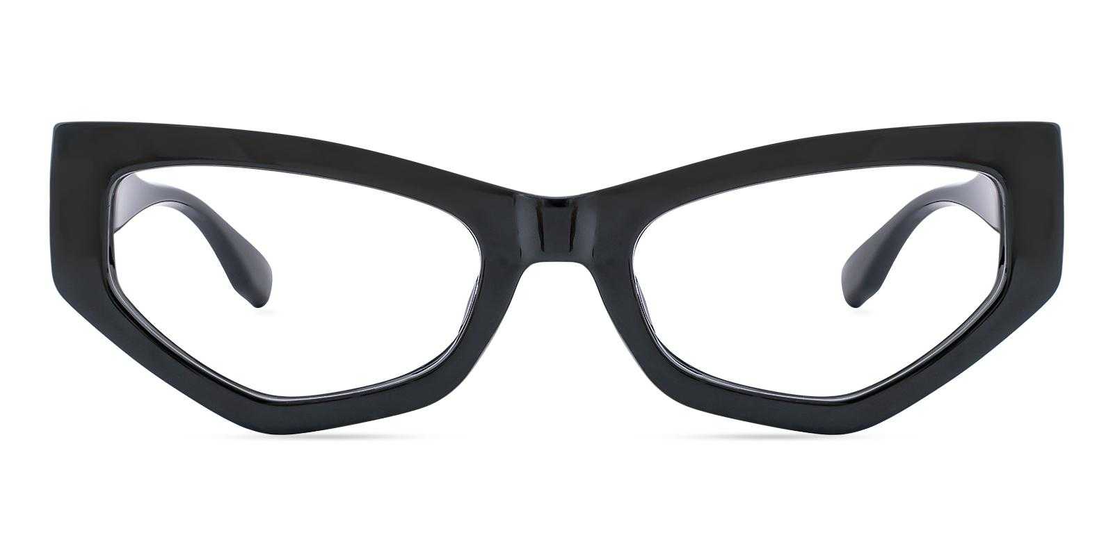 Hathaway Black Acetate Eyeglasses , UniversalBridgeFit Frames from ABBE Glasses