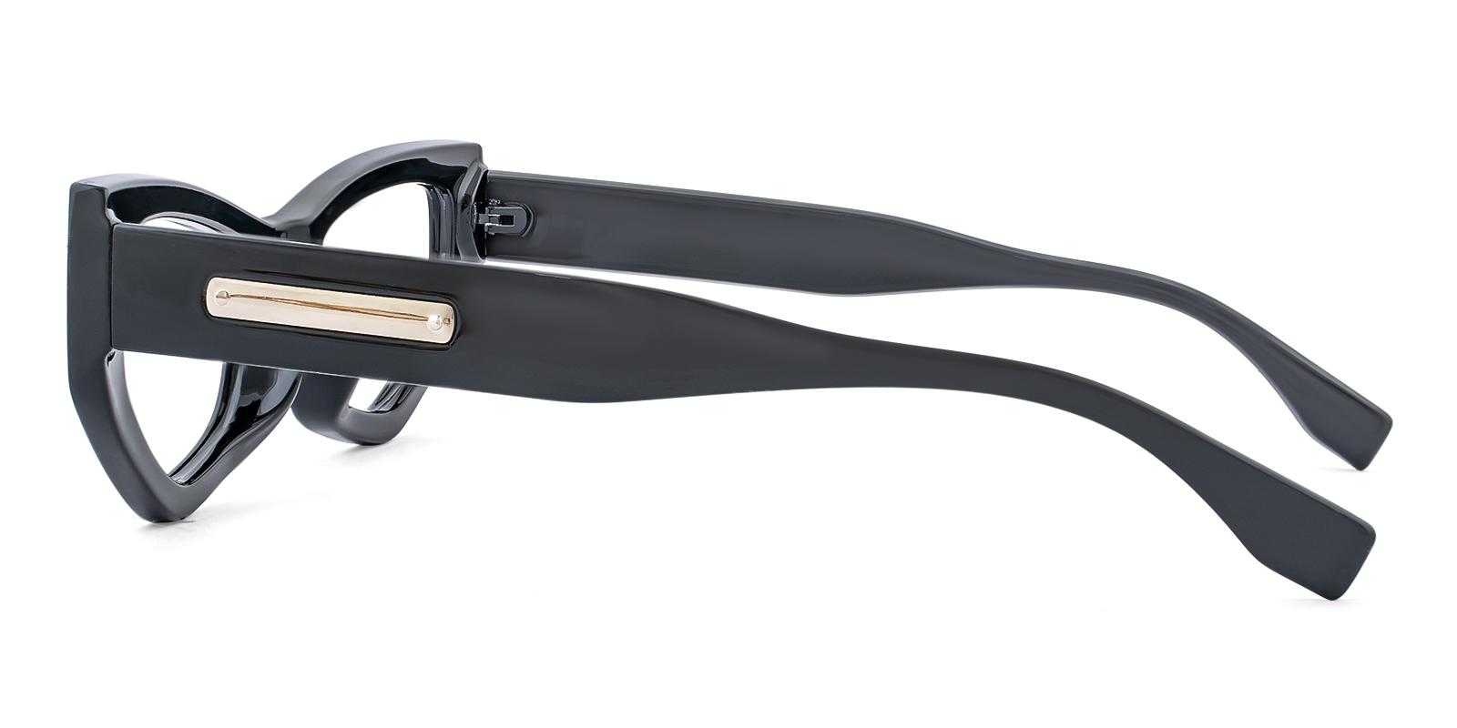 Hathaway Black Acetate Eyeglasses , UniversalBridgeFit Frames from ABBE Glasses