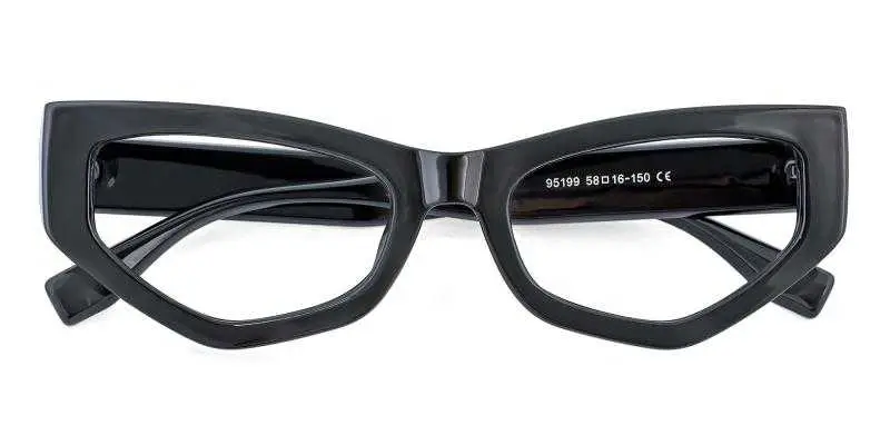 Hathaway Black  Frames from ABBE Glasses