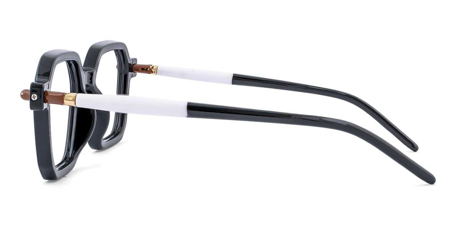 Bryn Black Acetate Eyeglasses , UniversalBridgeFit Frames from ABBE Glasses