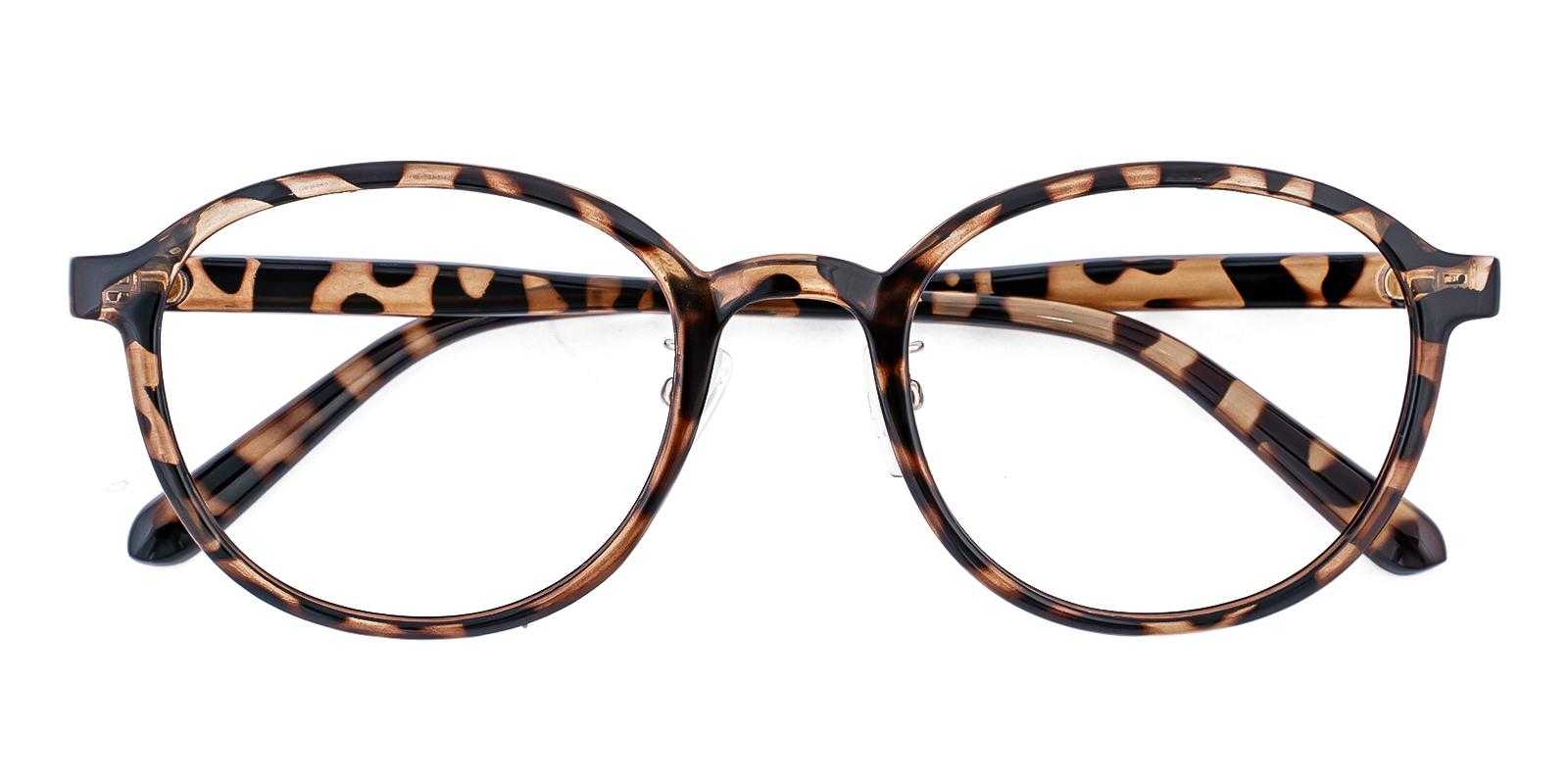 Rise Tortoise Plastic Eyeglasses , NosePads Frames from ABBE Glasses
