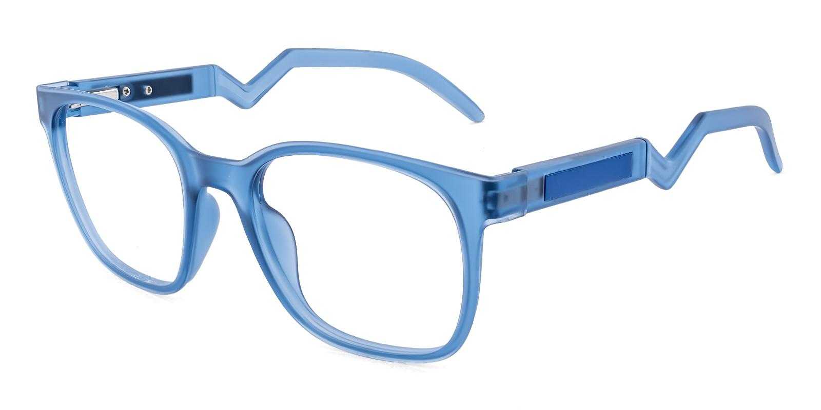 Barnett Blue TR Eyeglasses , SpringHinges , UniversalBridgeFit Frames from ABBE Glasses