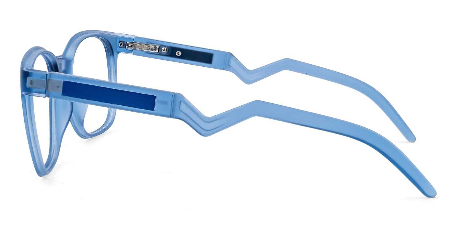 Barnett Blue TR Eyeglasses , SpringHinges , UniversalBridgeFit Frames from ABBE Glasses