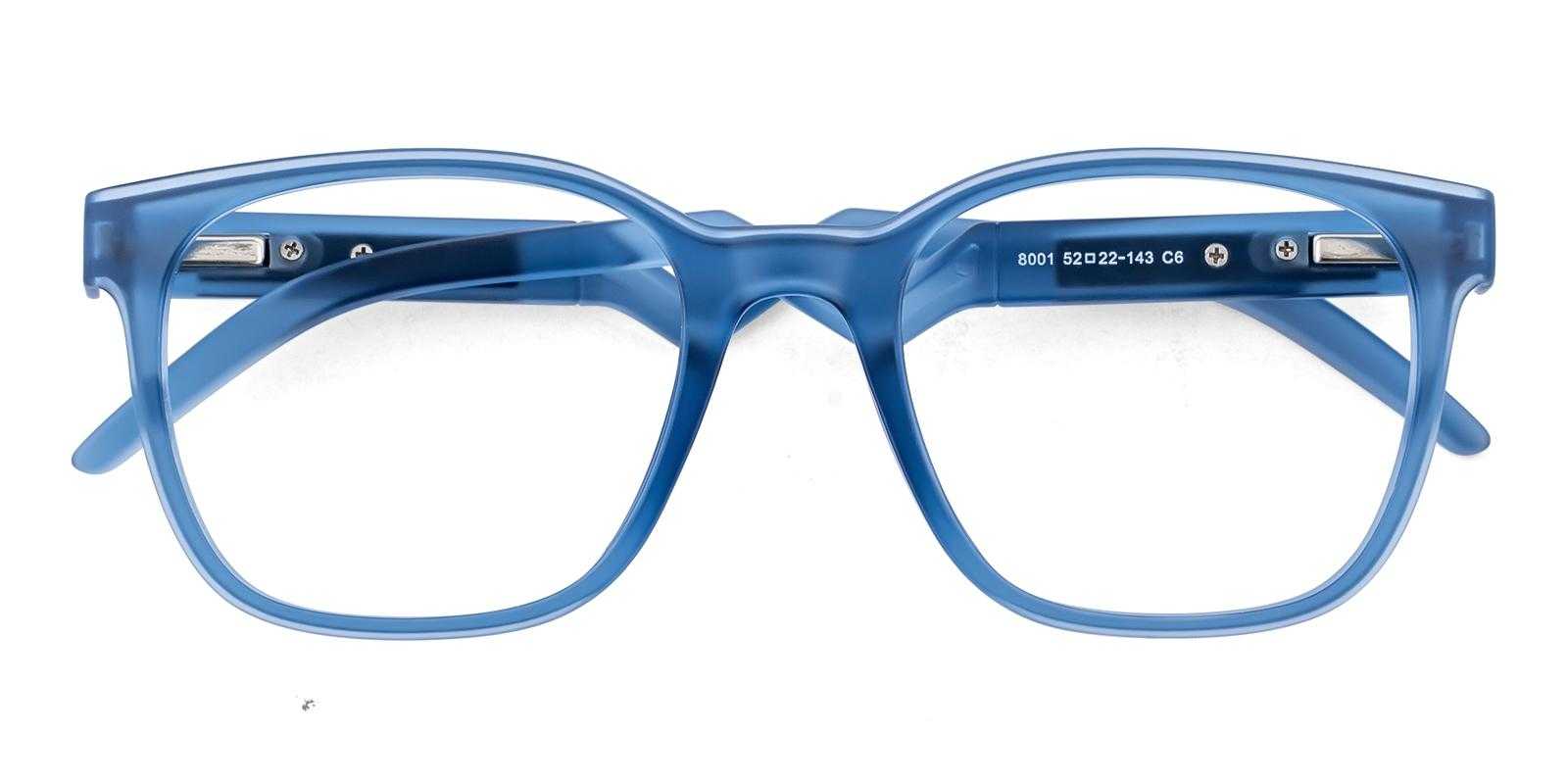 Barnett Blue TR Eyeglasses , SpringHinges , UniversalBridgeFit Frames from ABBE Glasses