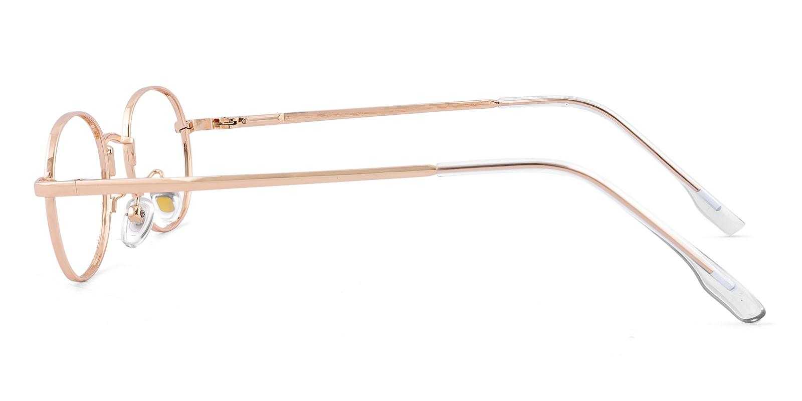 Eloquence Gold Metal Eyeglasses , SpringHinges , NosePads Frames from ABBE Glasses