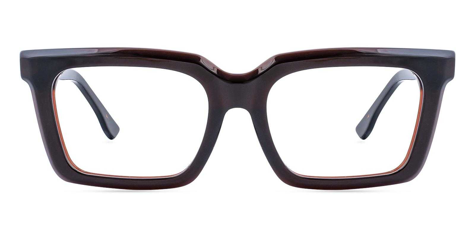 Kendal Brown Acetate , Metal Eyeglasses , UniversalBridgeFit Frames from ABBE Glasses