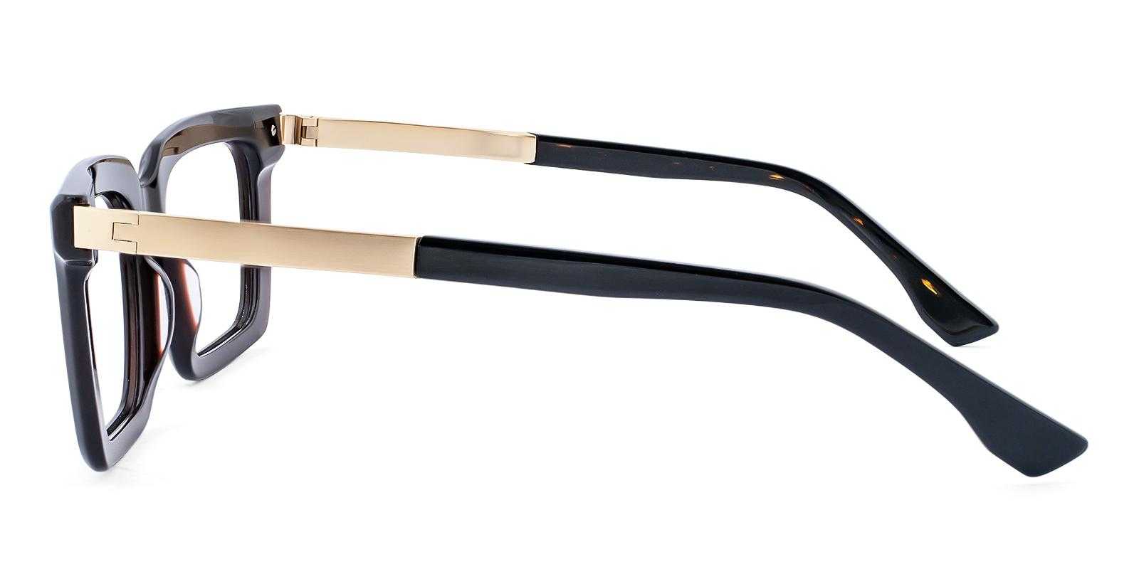 Kendal Brown Acetate , Metal Eyeglasses , UniversalBridgeFit Frames from ABBE Glasses