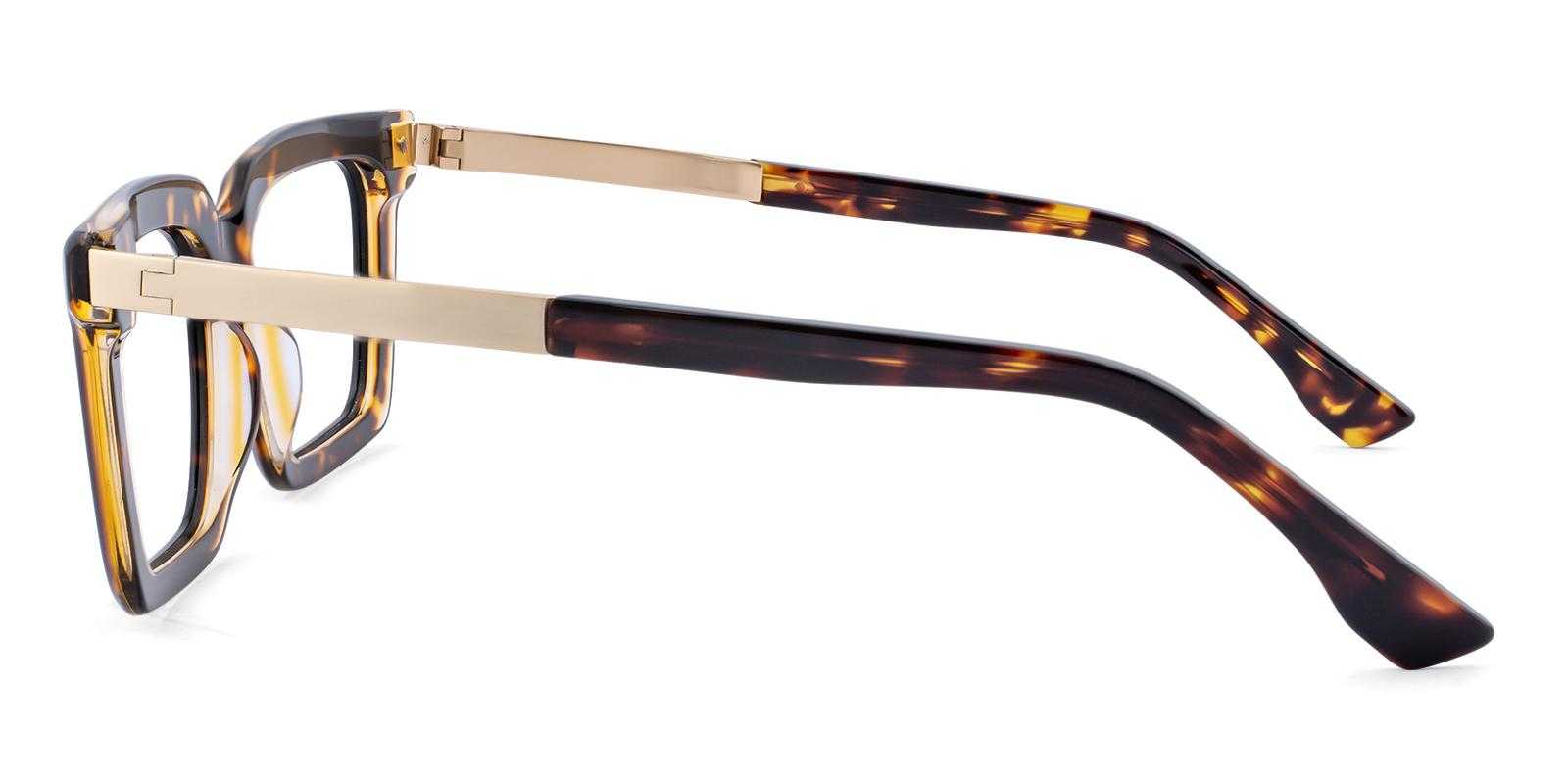 Kendal Tortoise Acetate , Metal Eyeglasses , UniversalBridgeFit Frames from ABBE Glasses