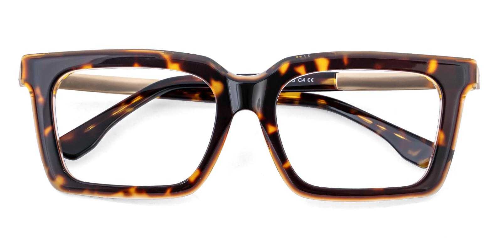 Kendal Tortoise Acetate , Metal Eyeglasses , UniversalBridgeFit Frames from ABBE Glasses