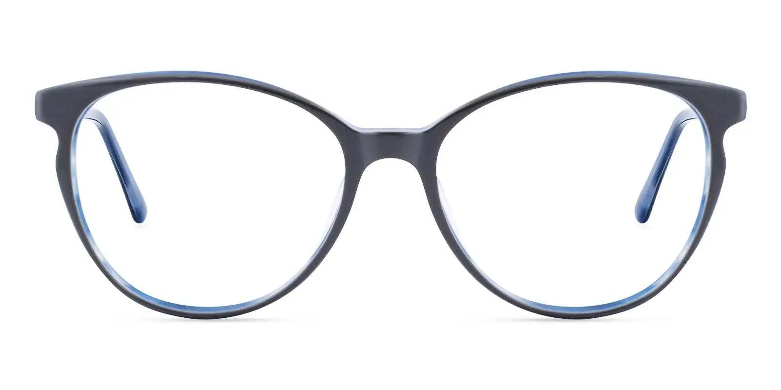 Tricia Gray Acetate Eyeglasses , SpringHinges , UniversalBridgeFit Frames from ABBE Glasses