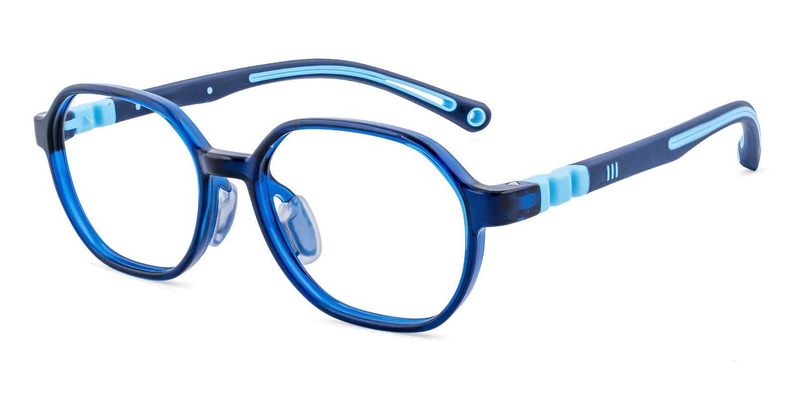 Kids-Campbell Blue TR Eyeglasses , NosePads Frames from ABBE Glasses