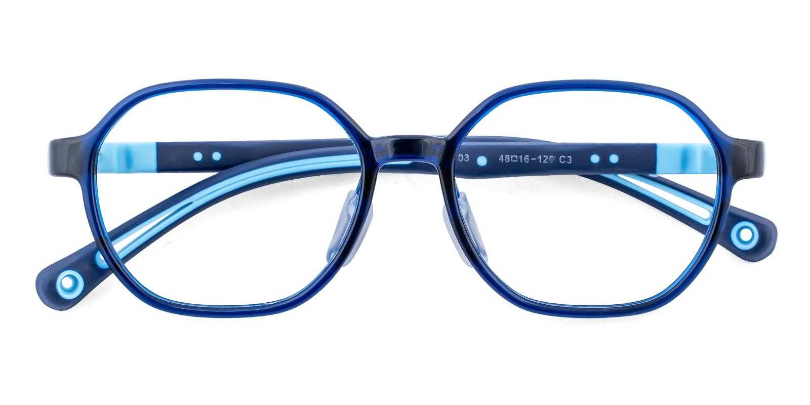 Kids-Campbell Blue TR Eyeglasses , NosePads Frames from ABBE Glasses