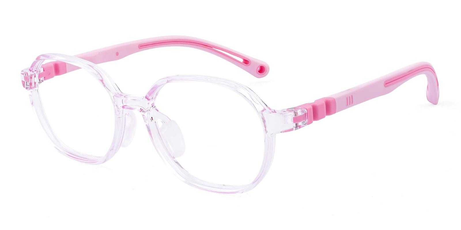 Kids-Campbell Pink TR Eyeglasses , NosePads Frames from ABBE Glasses