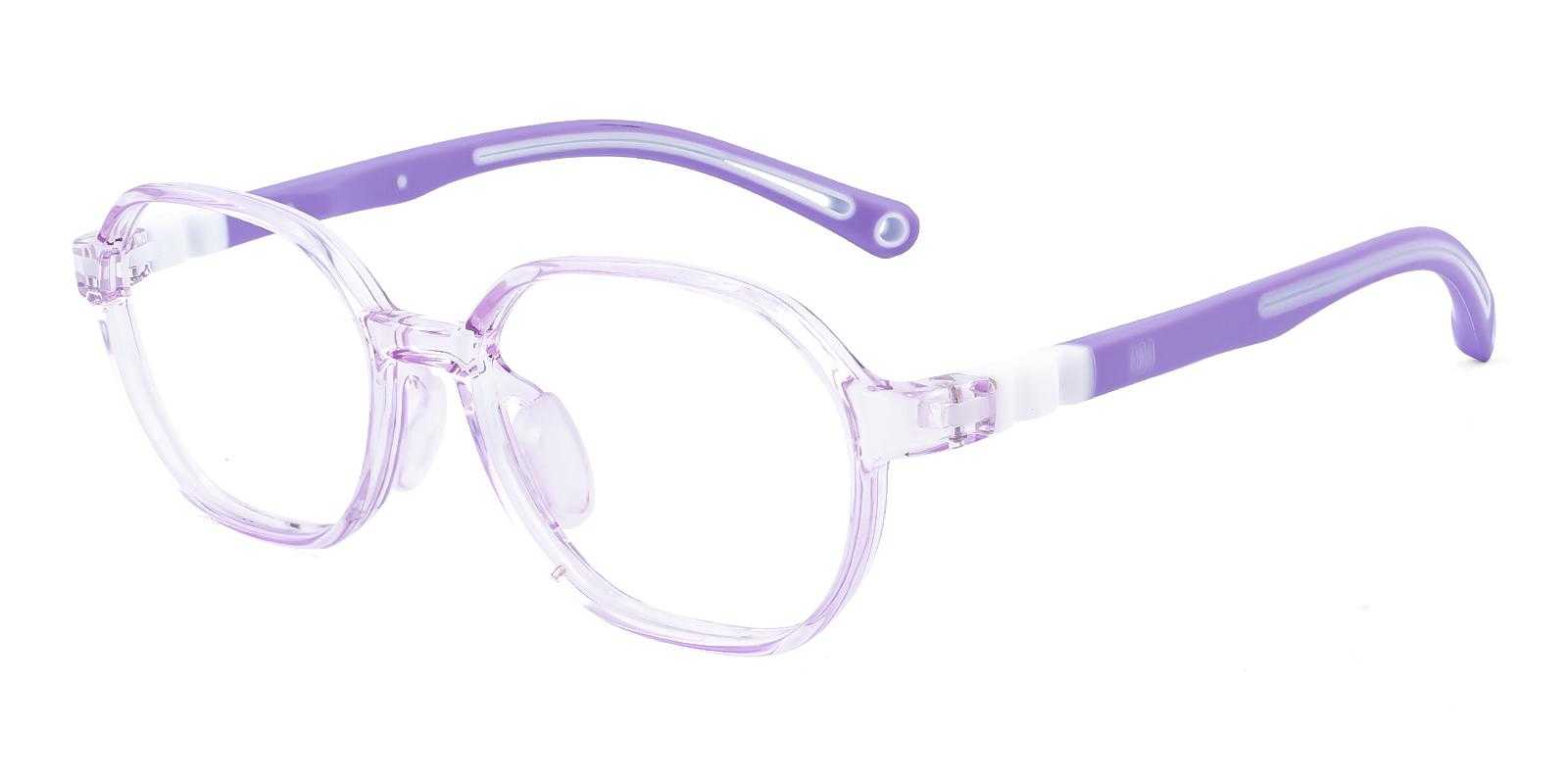 Kids-Campbell Purple TR Eyeglasses , NosePads Frames from ABBE Glasses
