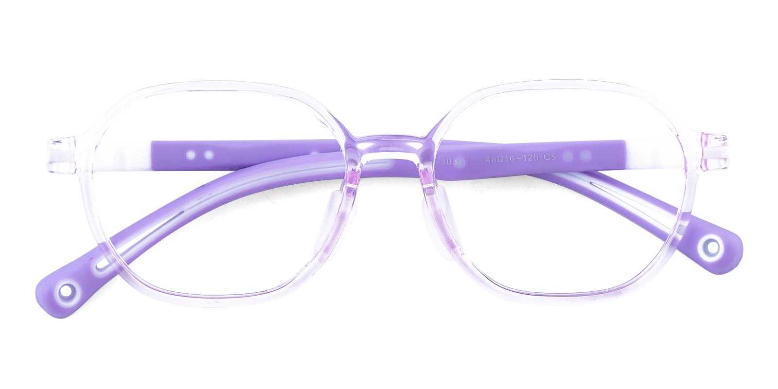 Kids-Campbell Purple TR Eyeglasses , NosePads Frames from ABBE Glasses