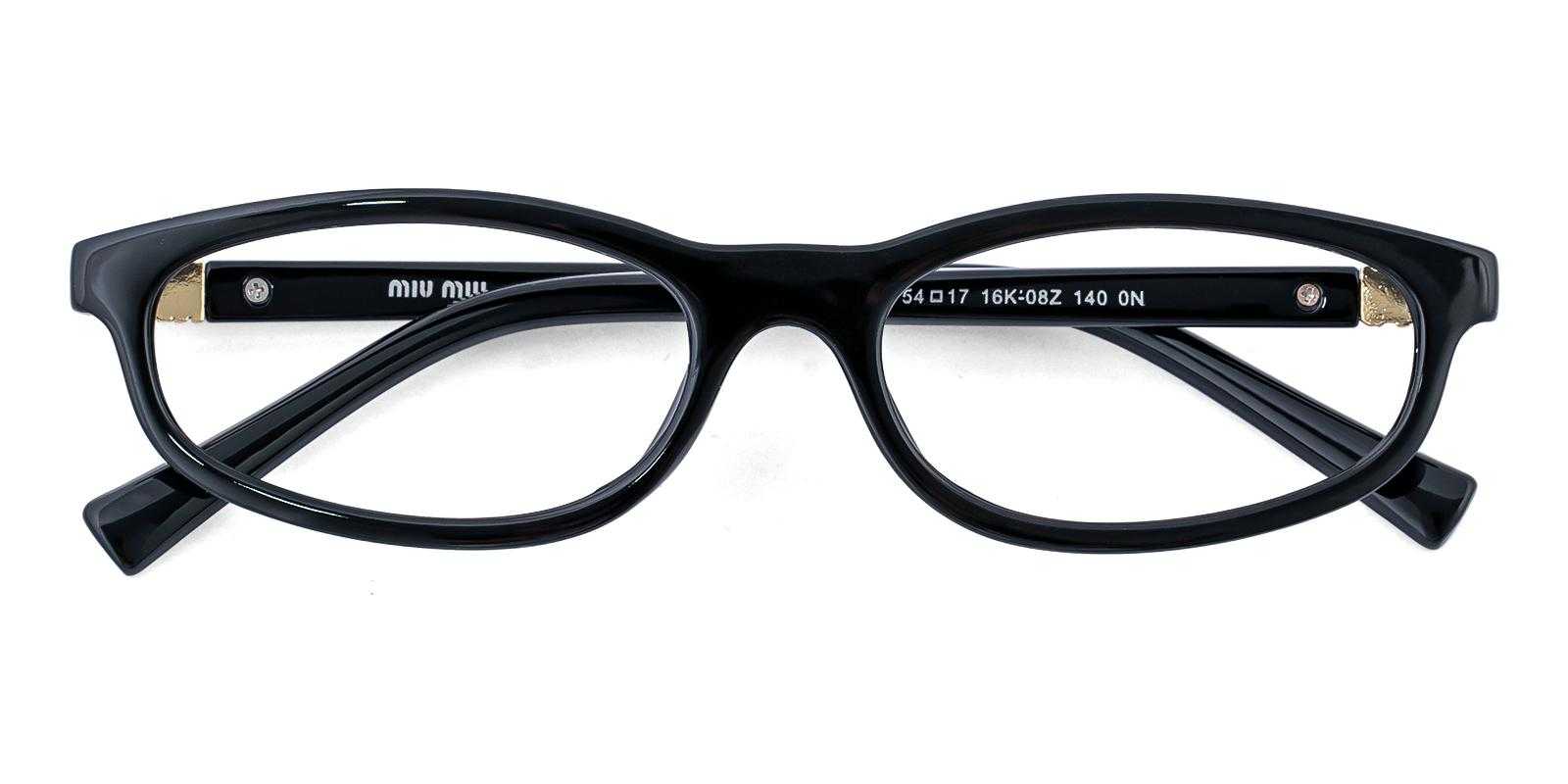 Chiellini Black Acetate Eyeglasses , UniversalBridgeFit Frames from ABBE Glasses