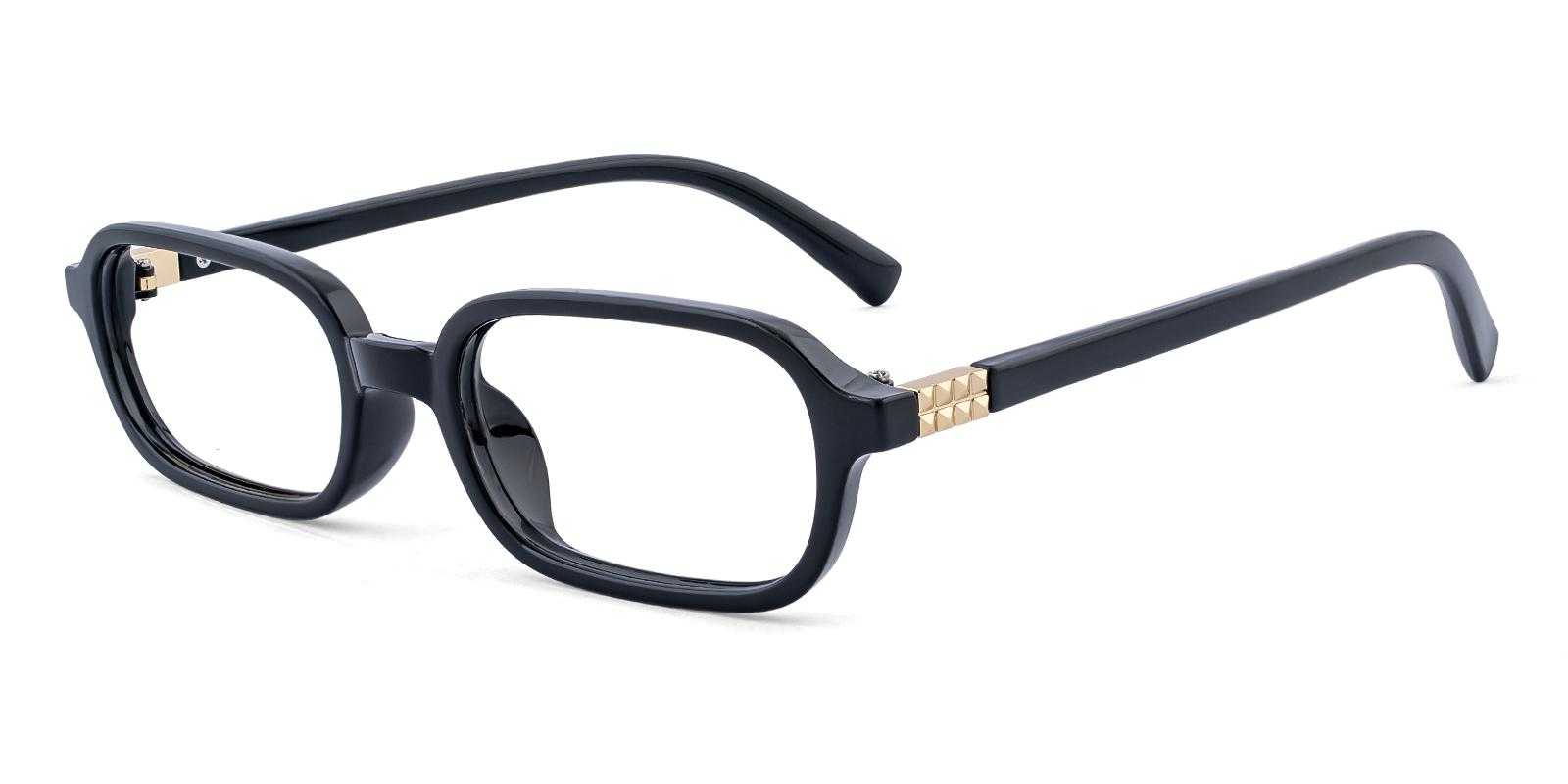 Brenner Black Acetate Eyeglasses , UniversalBridgeFit Frames from ABBE Glasses
