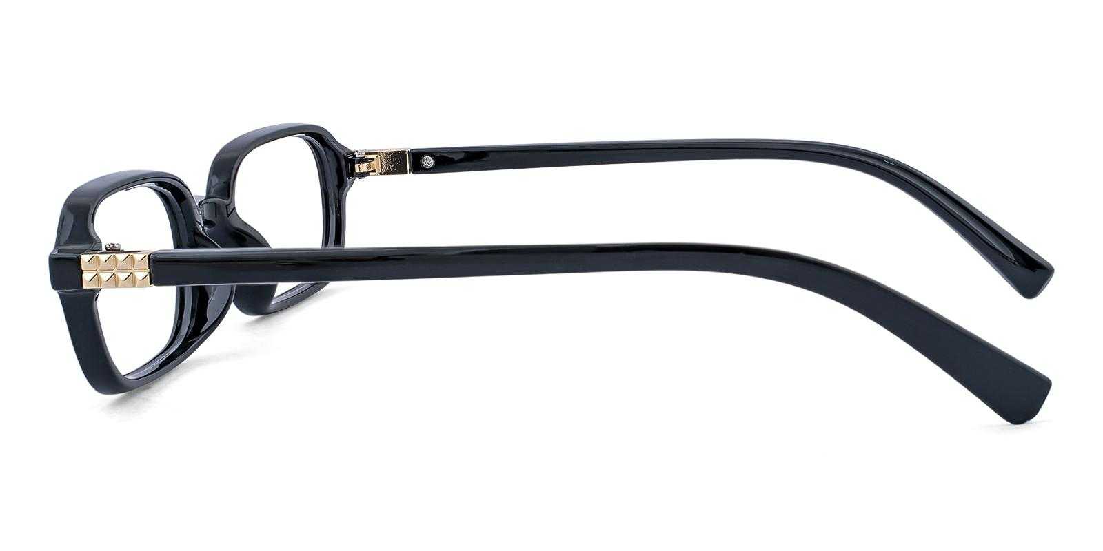 Brenner Black Acetate Eyeglasses , UniversalBridgeFit Frames from ABBE Glasses