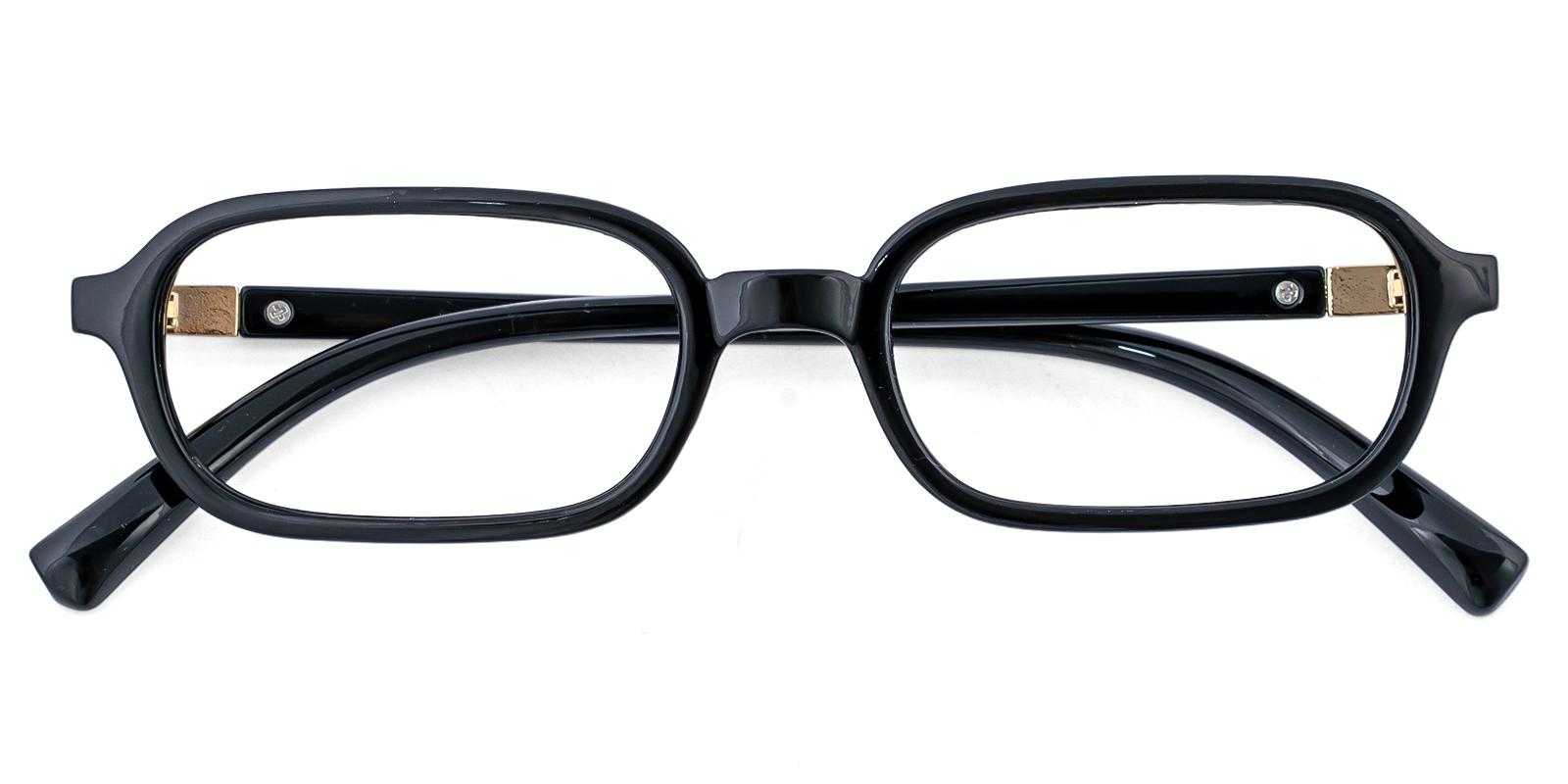 Brenner Black Acetate Eyeglasses , UniversalBridgeFit Frames from ABBE Glasses