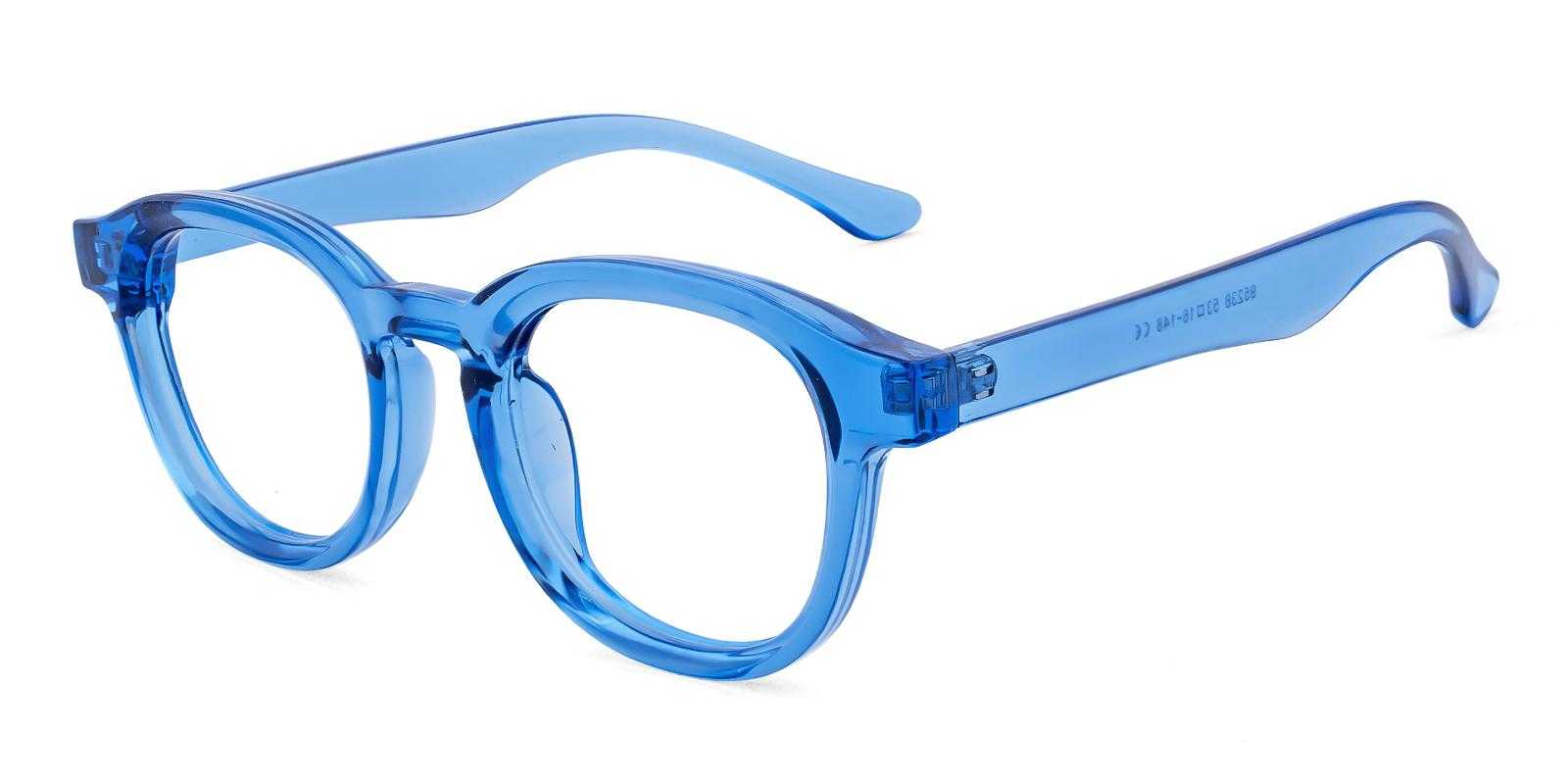Laura Blue Acetate Eyeglasses , UniversalBridgeFit Frames from ABBE Glasses